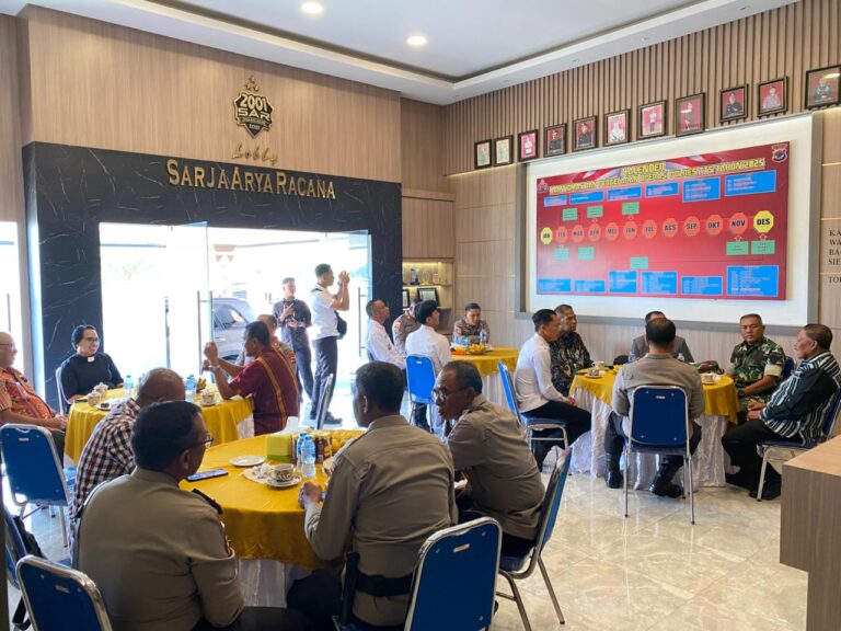 Pererat Tali Silahturahmi Kapolres TTS dan Jajaran Coffee Morning Bersama Forkopimda TTS