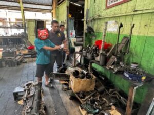 Polsek Sanga Sanga Tangkap Karyawan yang Curi Suku Cadang di Bengkel Perusahaan